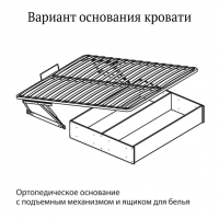 Кровать 2 с подъёмным механизмом 160х200 Domani Ричард - Изображение 2